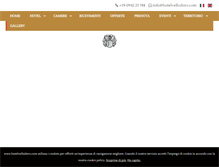 Tablet Screenshot of hotelvellodoro.com